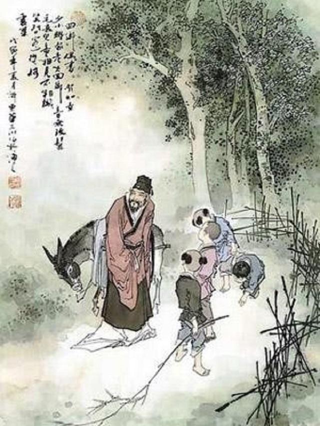 贺知章回乡图有多少人远离家乡,到"千里之外"追寻梦想,又有多少人半生