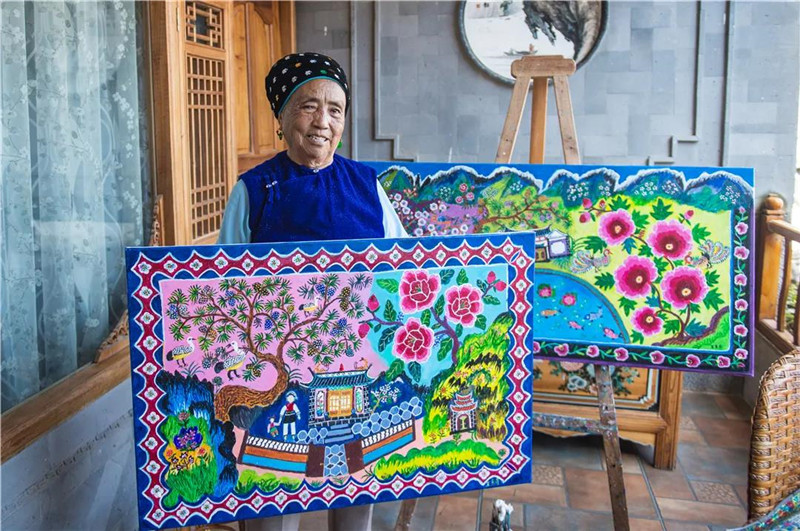 沈见华|78岁学画画 “老外婆”成了知名农民艺术家