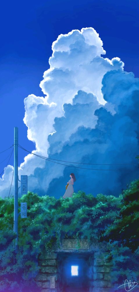 二次元里那些美到极致的云