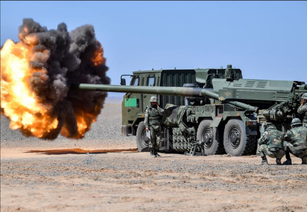 老炮也拿来吹印媒中印边境紧张加剧博福斯榴弹炮随时待命