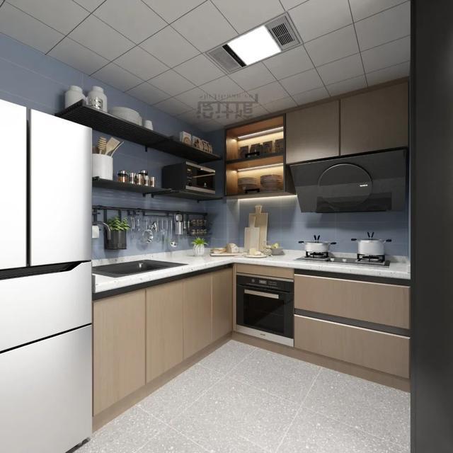 后悔厨房没装吊柜收纳不够用厨房好杂乱做饭太难受