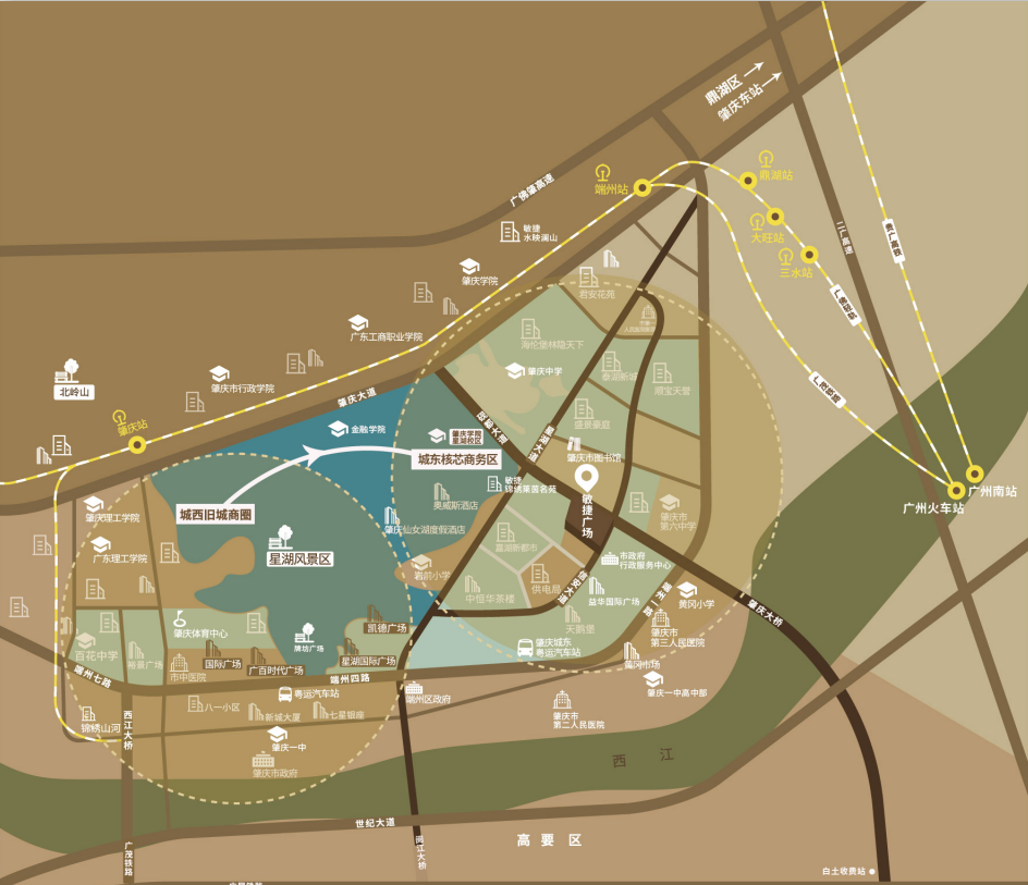 全业态,更开放的大型商业综合体,肇庆·敏捷广场无疑将是肇庆下一个