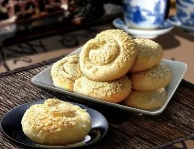 常熟文史名优特产61石梅油酥盘香饼