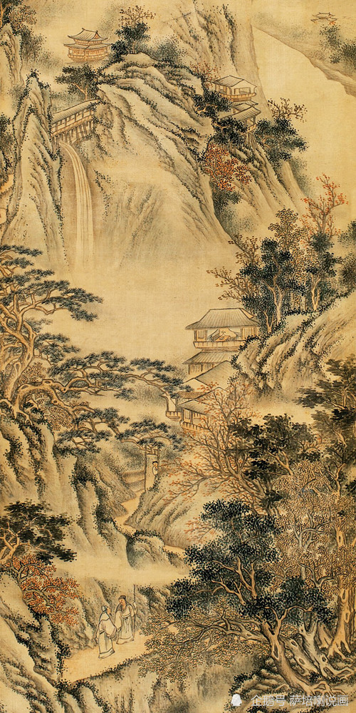 白云深处有人家|画出诗中意境，邓斌绘《白云深处有人家》