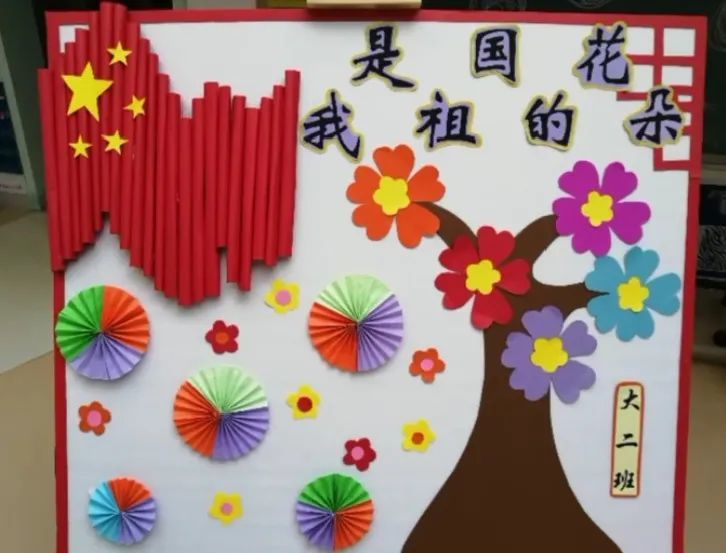 多图参考50款幼儿园国庆节主题环创集锦