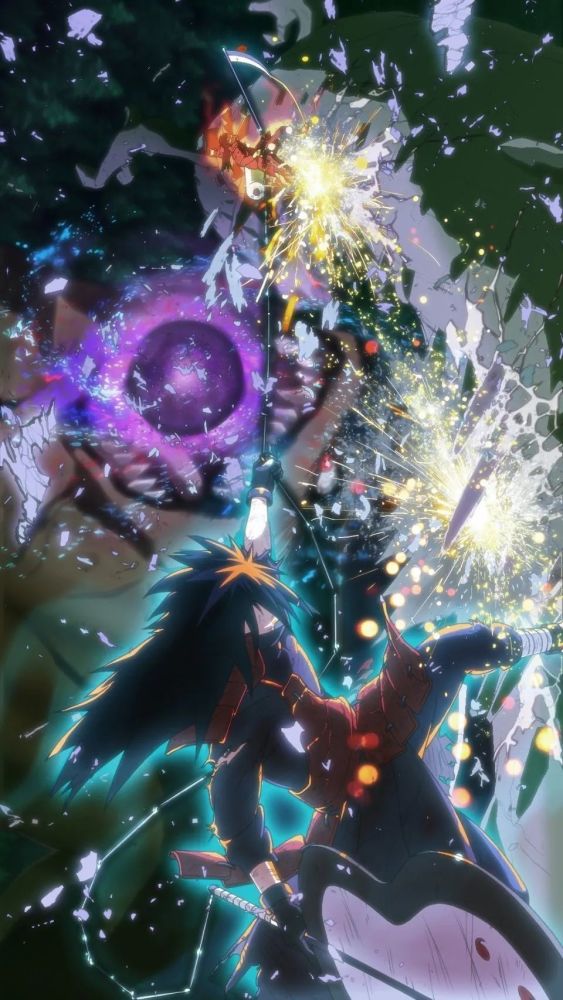 火影忍者壁纸:战斗的瞬间