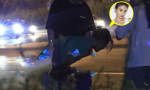 袁姗姗|袁姗姗聚会应酬，疑似喝酒太多，街边张大嘴呕吐女神形象崩坏