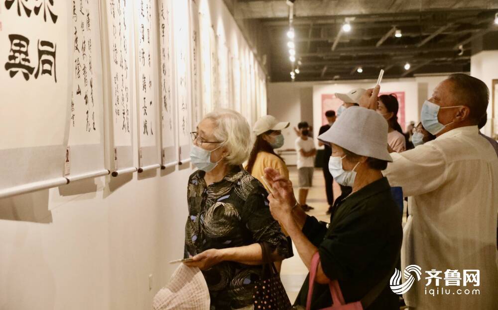 书法|爱我国防事业 铸我海洋长城 百名将军书法展在日照图书馆举行