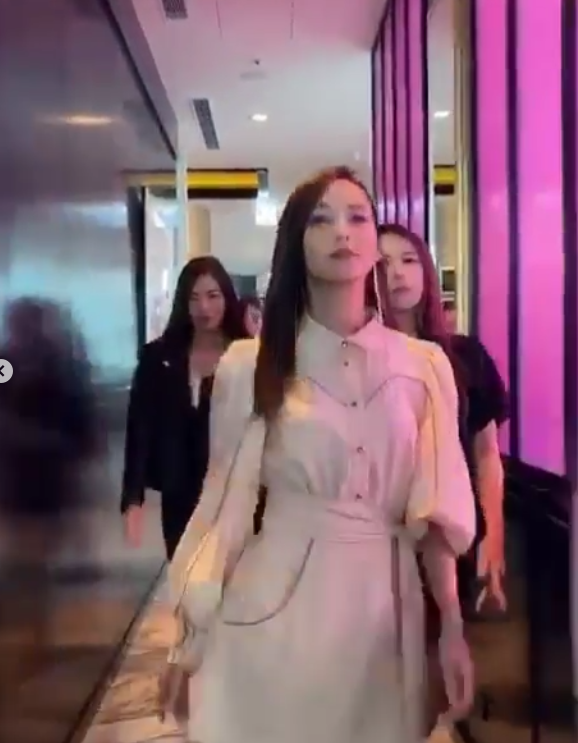 陈若仪|陈若仪李靓蕾关颖等小聚，豪门辣妈团大秀模特步，陈若仪霸气压轴