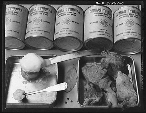 德国二战军用罐头图片