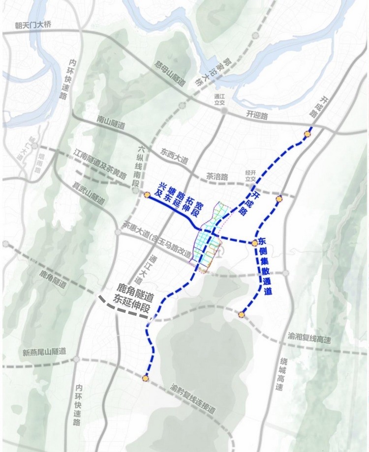 重庆东站线路走向图片