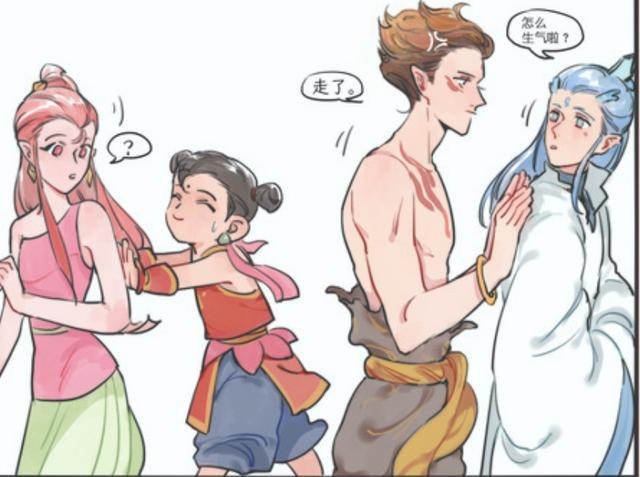 小龙女遇见敖丙?哪吒吃醋了,魔童很不开心!