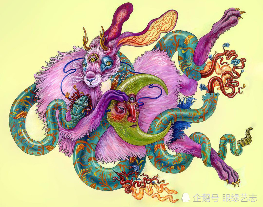 图腾|华丽且诡异的生命图腾：她不是无家可归，只是一直在路上