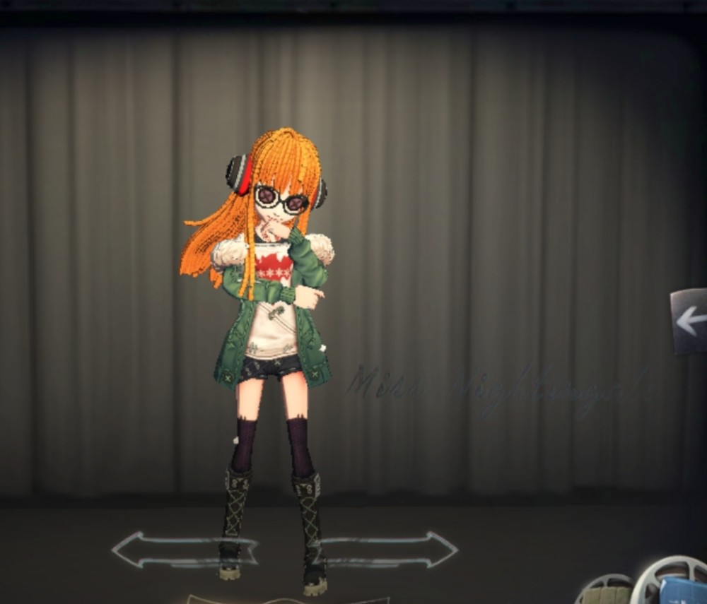 这个动作是p5联动时所推出的动作,不知道访客朋友们还记得佐仓双叶吗?