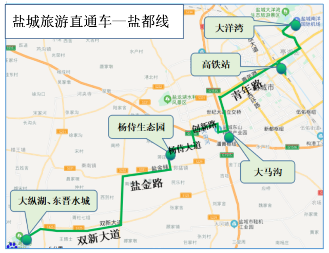 盐城75路公交车路线图图片