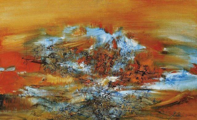 赵无极|宋太祖31世孙赵无极，西方绘画界大师，与毕加索曾是邻居