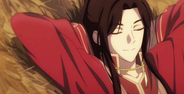 天官赐福动漫花城与谢怜牛车相遇精心打扮还涂眼影