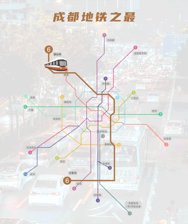 進入大線網時代——成都地鐵今日五線齊發,正式躋身軌道交通