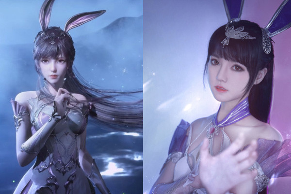 斗罗大陆:成年小舞真人版来袭,甜美极致还原,看到成品后,网友瞬间心动