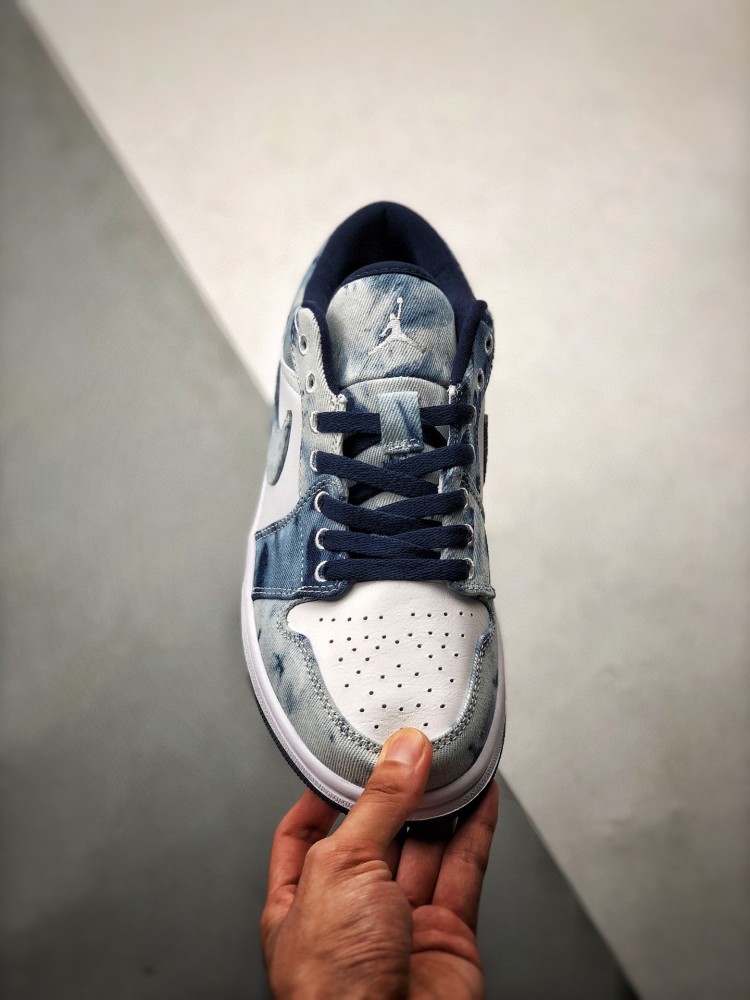 air jordan 1 low aj1丹宁扎染低帮开箱测评_腾讯新闻