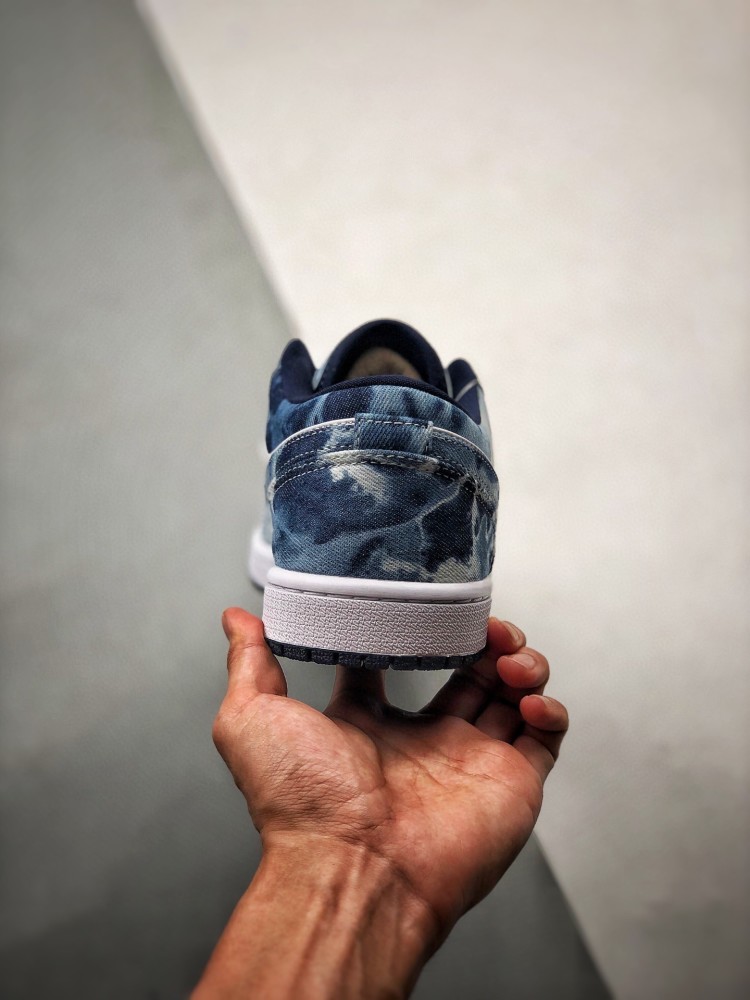 air jordan 1 low aj1丹宁扎染低帮开箱测评_腾讯新闻