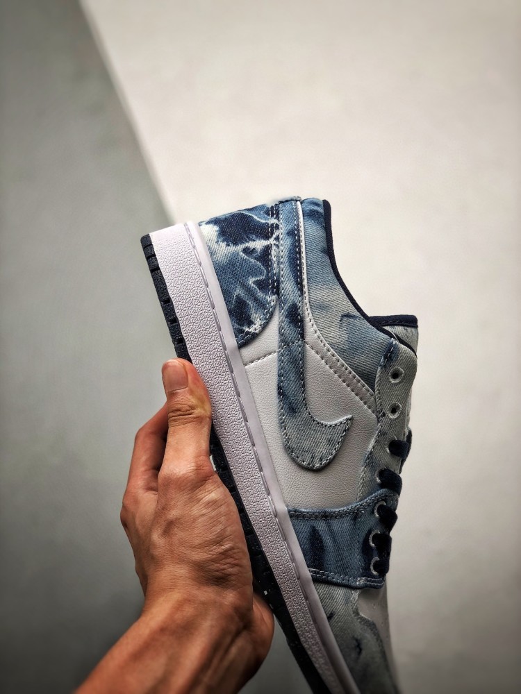 air jordan 1 low aj1丹宁扎染低帮开箱测评_腾讯新闻
