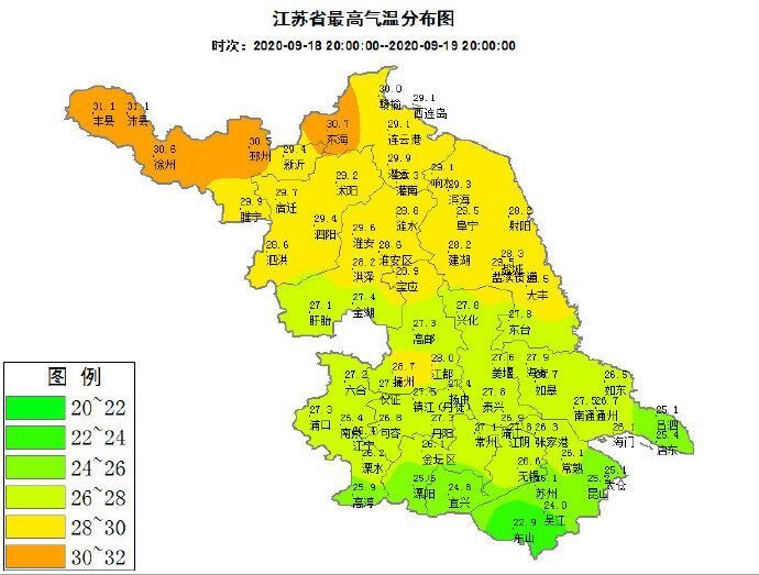 江蘇入秋進行時珍惜晴好下週一淮河以南又將迎來雨水