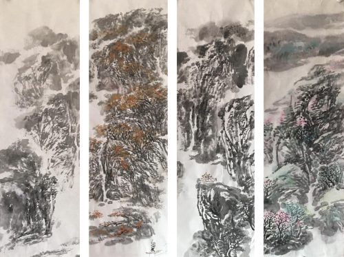 常金强|迎国庆·贺中秋——当代实力派山水画家常金强