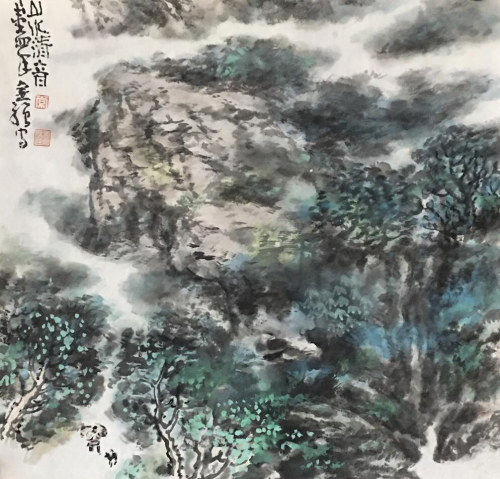 常金强|迎国庆·贺中秋——当代实力派山水画家常金强