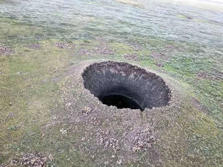 永久冻土|北极出现7185个大土包，8月爆了一个，有人爆炸当天拜访了它