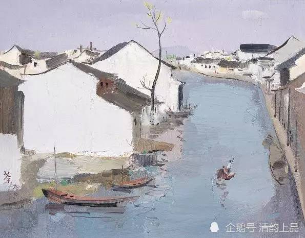 吴冠中|当代著名油画家、美术教育家，吴冠中油画作品集萃