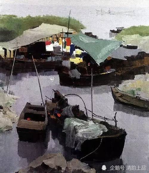 吴冠中|当代著名油画家、美术教育家，吴冠中油画作品集萃