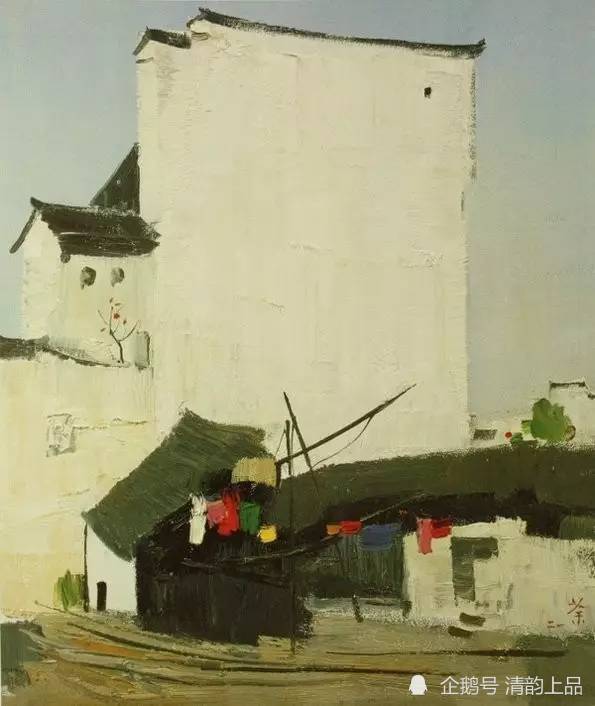 吴冠中|当代著名油画家、美术教育家，吴冠中油画作品集萃