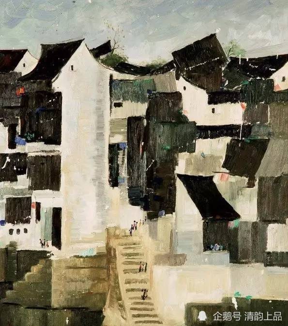 吴冠中|当代著名油画家、美术教育家，吴冠中油画作品集萃