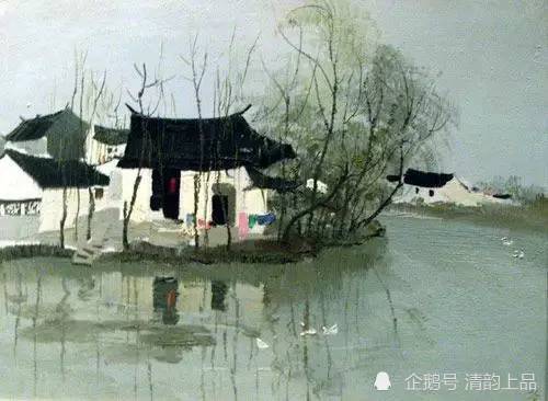 吴冠中|当代著名油画家、美术教育家，吴冠中油画作品集萃