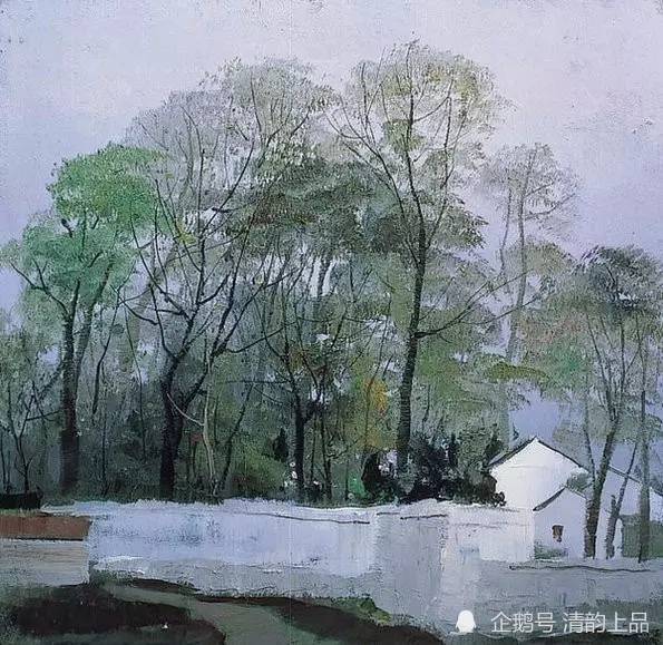 吴冠中|当代著名油画家、美术教育家，吴冠中油画作品集萃