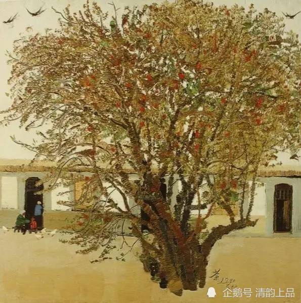 吴冠中|当代著名油画家、美术教育家，吴冠中油画作品集萃