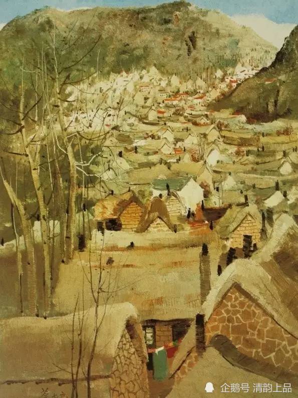 吴冠中|当代著名油画家、美术教育家，吴冠中油画作品集萃