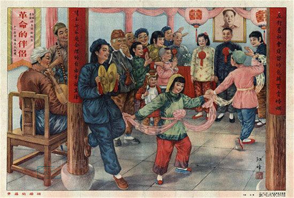 年画|老宣传画年画，胸怀壮志，建设祖国，胸怀朝阳，放眼世界