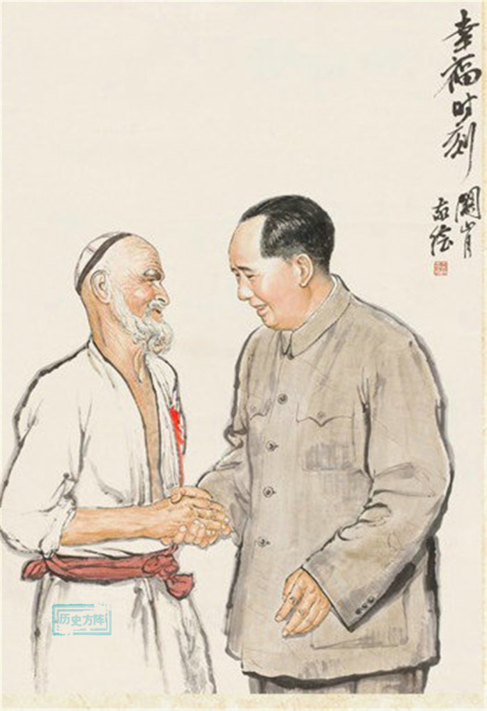 年画|老宣传画年画，胸怀壮志，建设祖国，胸怀朝阳，放眼世界