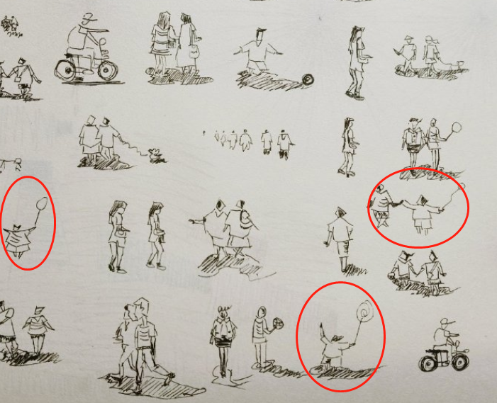 苗苗|苗苗画一家三口简笔画，疑暗示与郑恺未来的宝宝是男孩