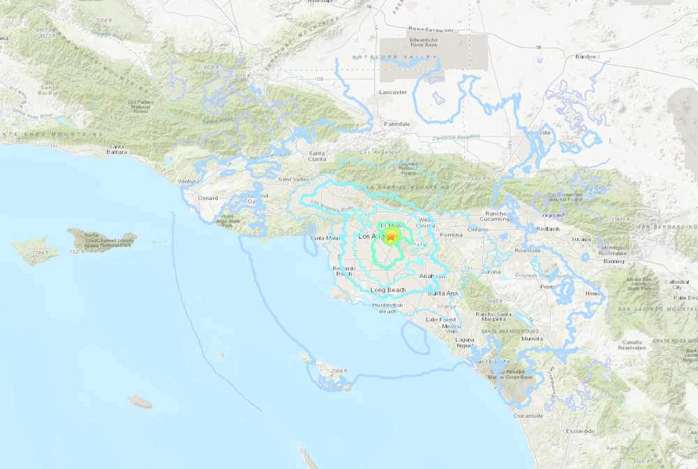 地震|海啸警报发出！美国洛杉矶突发地震，专家警告：与唐山一个类型