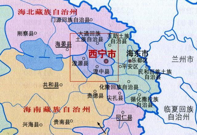 西宁是青海省省会,青海省的政治,经济,科教,文化,交通和通讯中心,取"