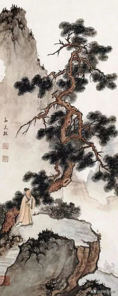 中国近现代名家画集·孙天牧|比张大千还牛的临摹高手！你在故宫看到的这些名画都是他临摹的