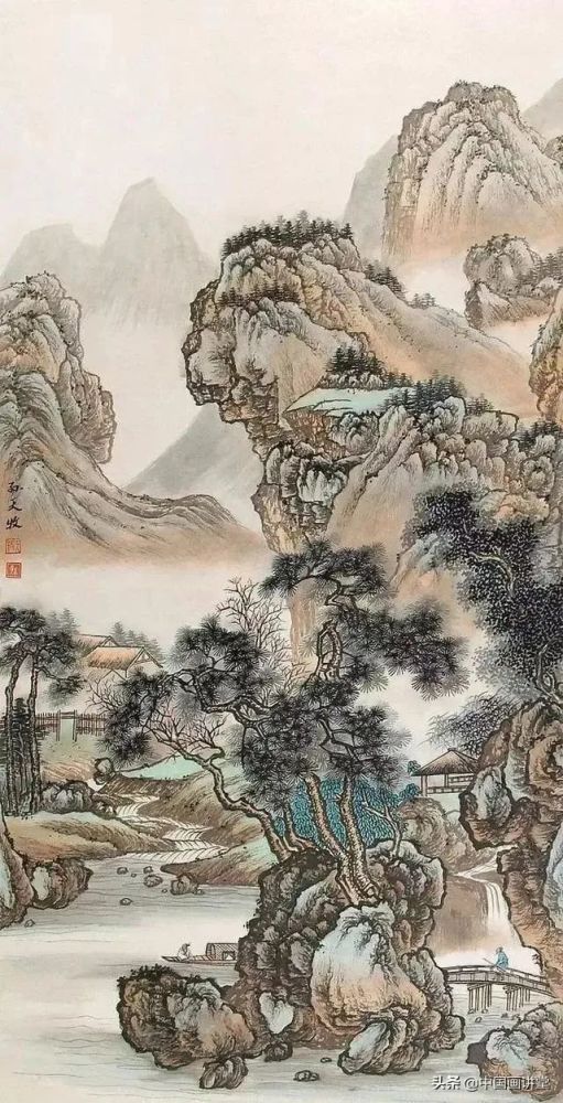 中国近现代名家画集·孙天牧|比张大千还牛的临摹高手！你在故宫看到的这些名画都是他临摹的