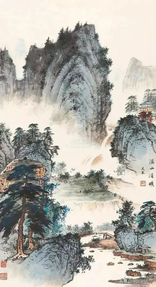 中国近现代名家画集·孙天牧|比张大千还牛的临摹高手！你在故宫看到的这些名画都是他临摹的