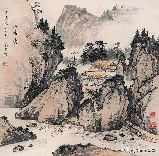 中国近现代名家画集·孙天牧|比张大千还牛的临摹高手！你在故宫看到的这些名画都是他临摹的