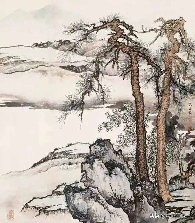 中国近现代名家画集·孙天牧|比张大千还牛的临摹高手！你在故宫看到的这些名画都是他临摹的