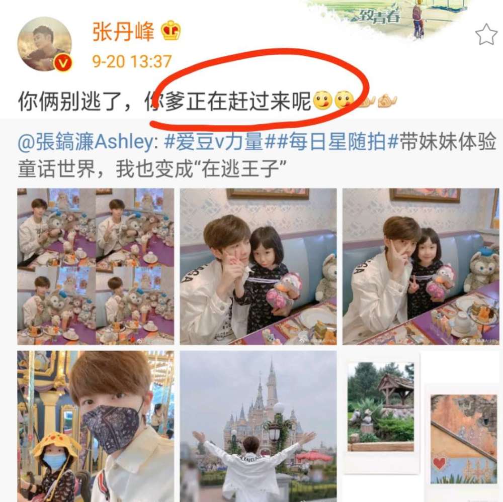 洪欣|缺席全家福被指和洪欣真离婚，张丹峰隔空喊话继子力破婚变传闻