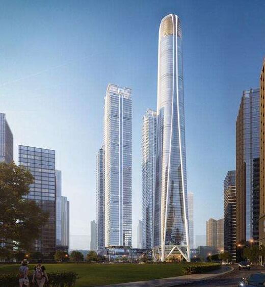重庆在建城内第一高楼建造高度470米共有103层
